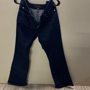 Dark Blue Women's Flares Jeans